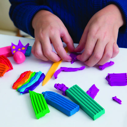 Plasticine CARIOCA PLASTY, pastel colors, 100 gr, 6 pcs.