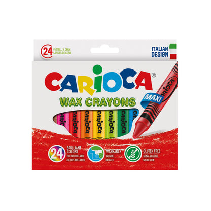 Wax crayons CARIOCA Maxi, 24 pcs.