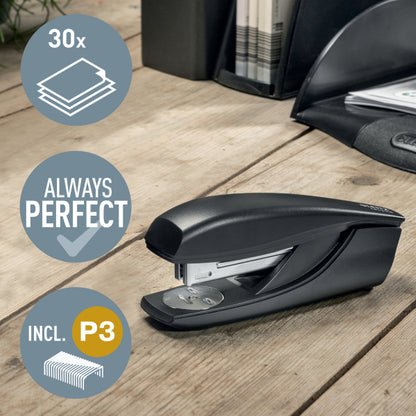 Segiklis Leitz NeXXt Recycle, sega iki 30 lapų, juoda