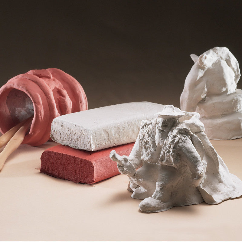 Clay CARIOCA, 500 g, white sp.