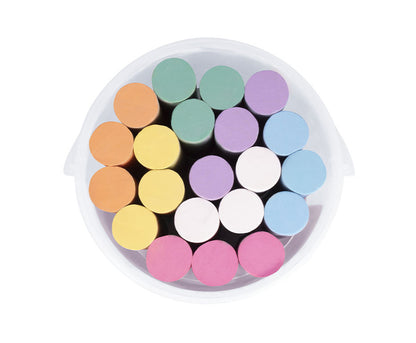 Kreidelės JOVI Classcolor Street, kibirėlyje, 7 spalvos, 20 kreidelių