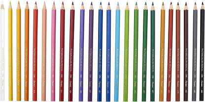 Spalvoti pieštukai PENTEL ARTS, šešiabriauniai, akvareliniai, 24 vnt.
