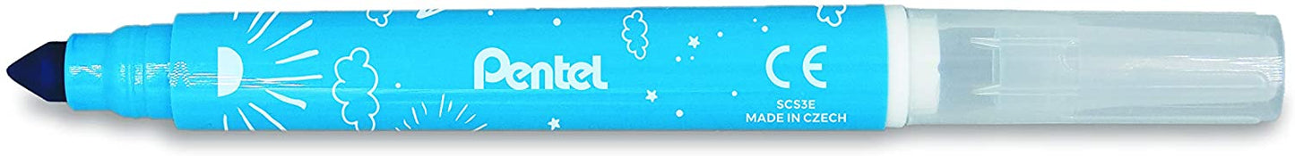 Stori flomasteriai PENTEL ARTS, 8 spalvų