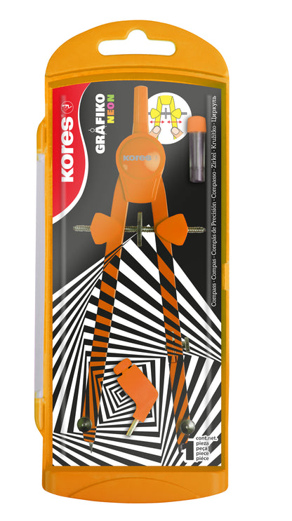 Skriestuvas KORES Grafiko Neon, su grafito dėžute