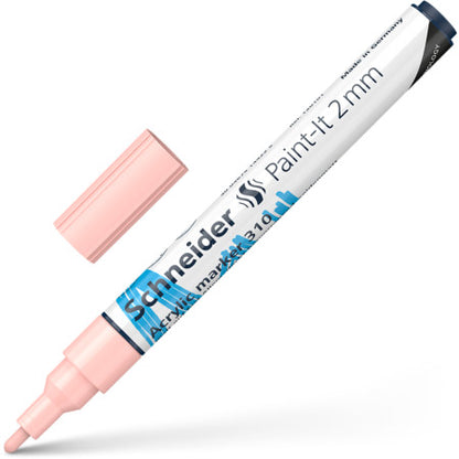 Acrylic marker SCHNEIDER Paint-it 310, 2 mm, apricot color.