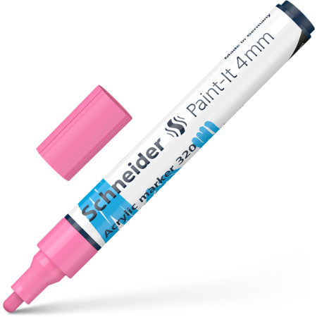 Acrylic marker SCHNEIDER Paint-it 320, 4 mm, pastel pink