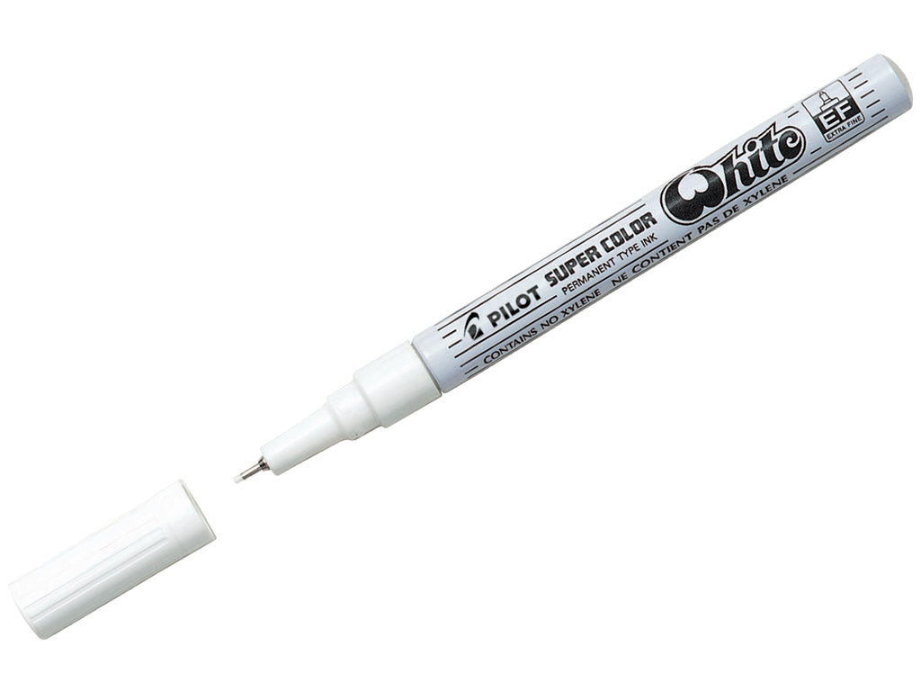 Permanent marker PILOT Supercolour 1.0 mm, white