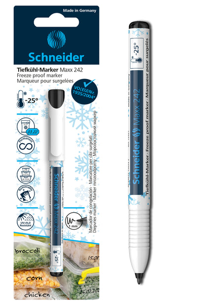 Marker SCHNEIDER Maxx 242, frost-resistant, black
