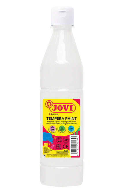 Liquid gouache in a bottle JOVI 500 ml, white