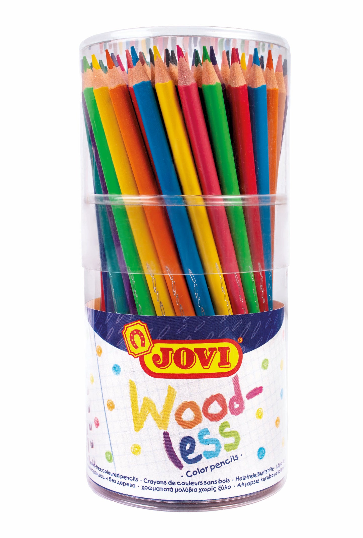 Pieštukai JOVI Tube, 84 vnt., tribriauniai