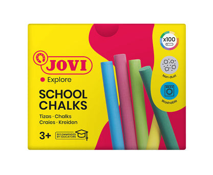 Spalvota kreida JOVI Classcolor Box, 100 vnt.