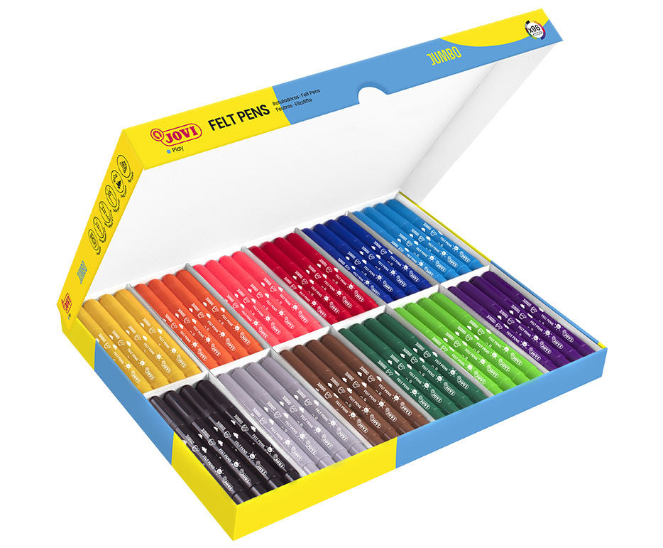 Flomasteriai JOVI Schoolpack MAXI, 96 vnt.