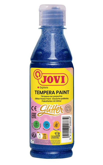 Tempera paint JOVI, 250ml, blue, glossy