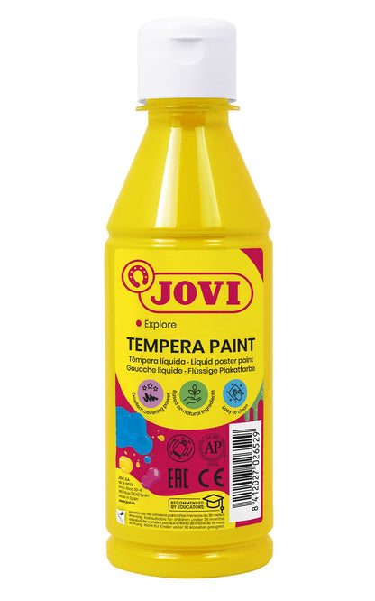 Tempera paint JOVI, 250ml, yellow