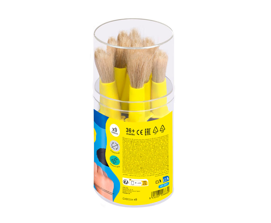 JOVI brushes, large, 9 pcs.