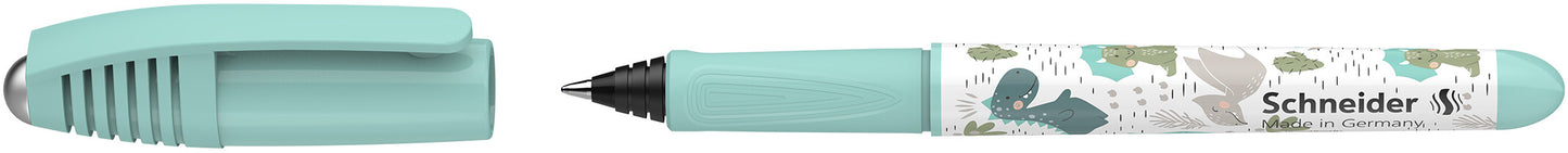 Rašiklis SCHNEIDER Zippi, plastikinis žalias korpusas, mėlynas rašalas