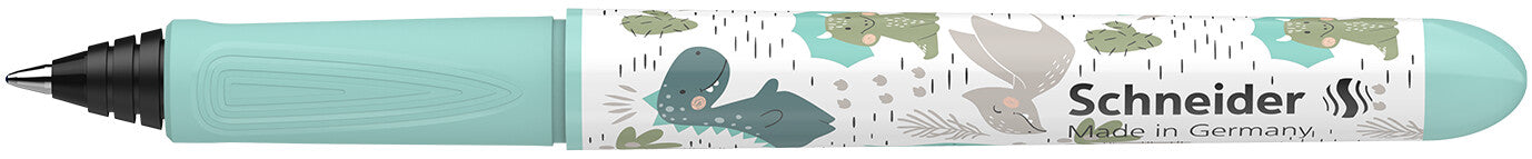 Rašiklis SCHNEIDER Zippi, plastikinis žalias korpusas, mėlynas rašalas