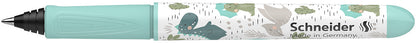 Rašiklis SCHNEIDER Zippi, plastikinis žalias korpusas, mėlynas rašalas