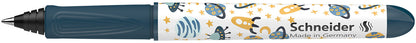 SCHNEIDER Zippi pen, plastic blue body, blue ink