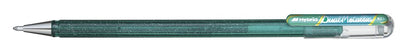 Gel pen PENTEL Hybrid, green and blue