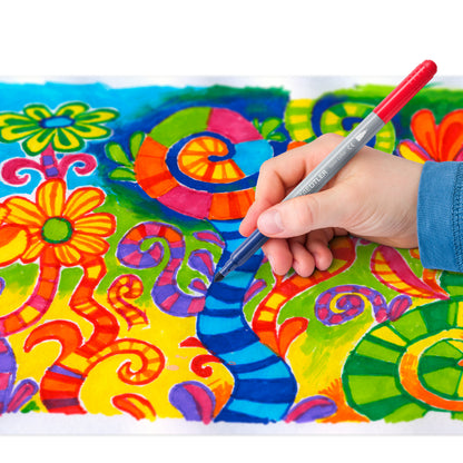 Flomasteriai STAEDTLER, dvipusiai, dvispalviai, 10 vnt.