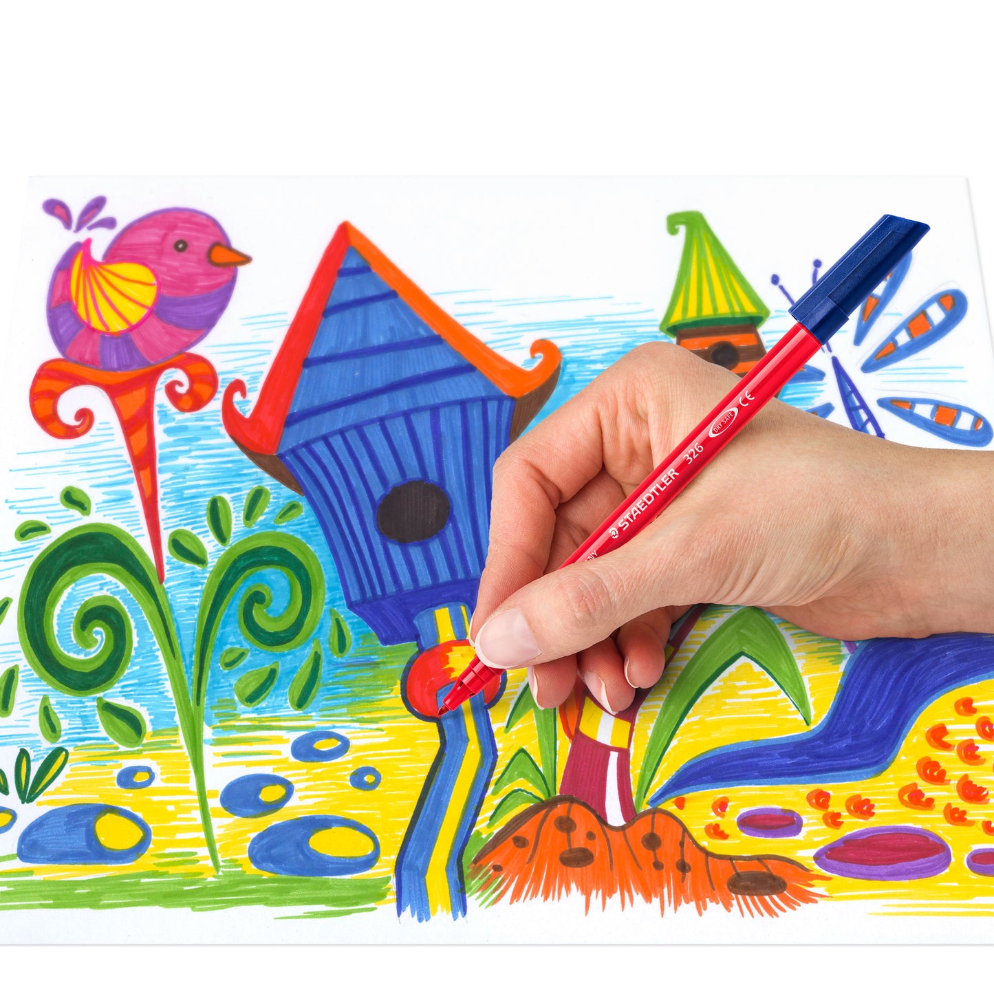 Flomasteriai STAEDTLER Noris, 10 vnt.