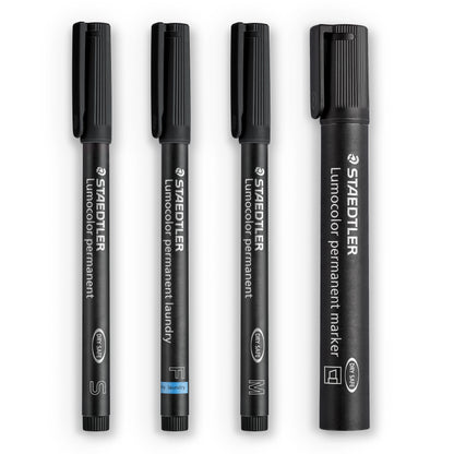 STAEDTLER Lumocolor permanent markers, 4 pcs.