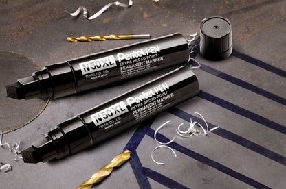 Permanentinis žymeklis Pentel Tool Pen N50XL, 7-17 mm, 1x juodas