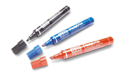 Permanentinis Žymeklis Pentel Pen N60, 1,5 - 7 mm, 4 vnt., įvairių spalvų