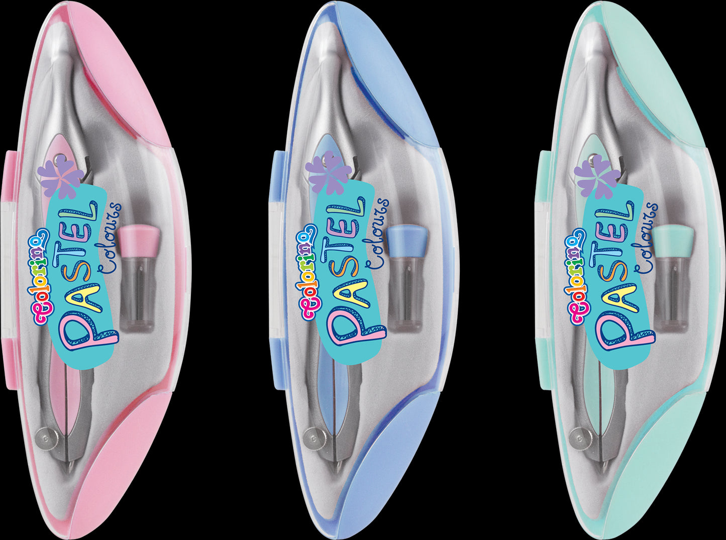 Skriestuvas COLORINO Pastel, 2 dalių