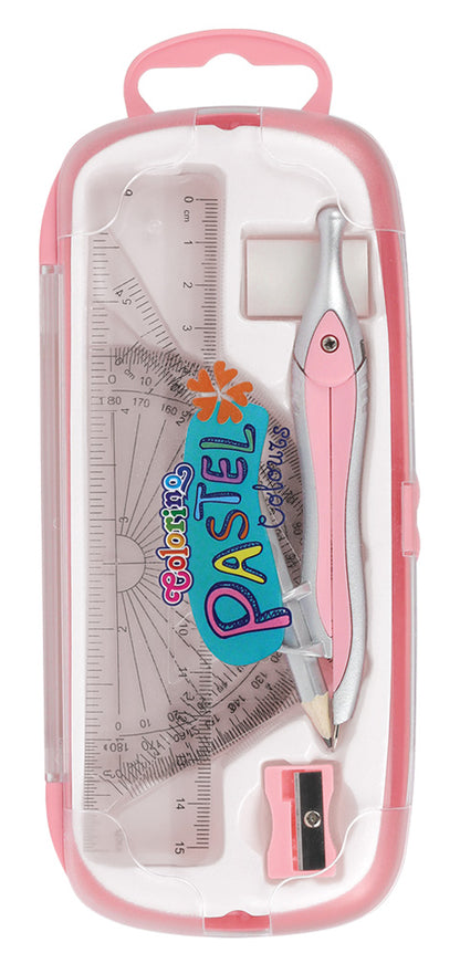 Rinkinys braižymui COLORINO Pastel, 8 dalių