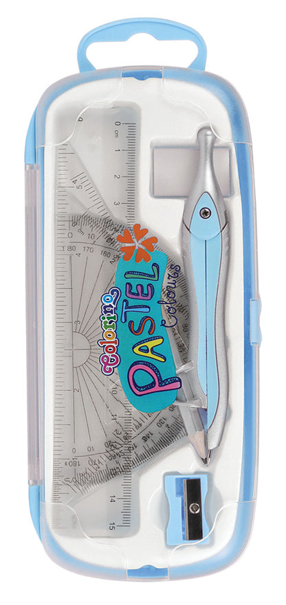 Rinkinys braižymui COLORINO Pastel, 8 dalių