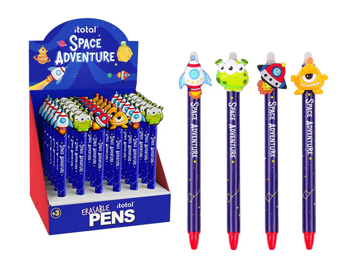 Ištrinamas rašiklis Itotal Space Adventure, mėlyna