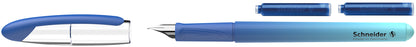 Plunksnakotis SCHNEIDER Voyage M,  dešiniarankiams ir kairiarankiams, įvairių sp. korpusas