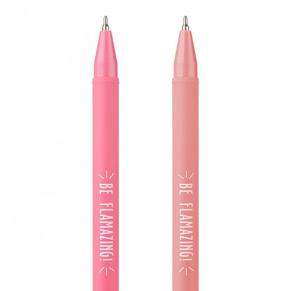 Aliejinis rašiklis YECaribbean flamingo 0,7mm, mėlynas