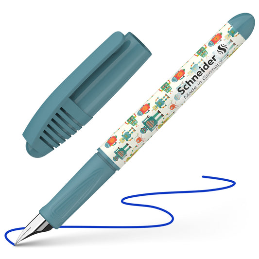 Plunksnakotis SCHNEIDER Zippi Cool Robots, dešiniarankiams ir kairiarankiams