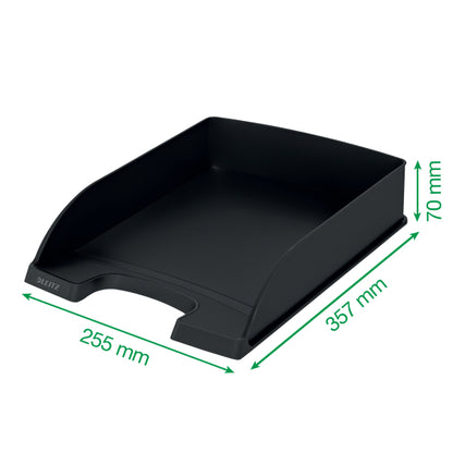 Padėklas dokumentams Leitz Recycle, A4, juodas