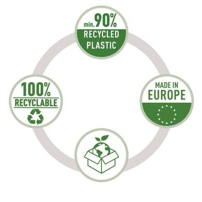 Stovas dokumentams Leitz Recycle, A4, žalias