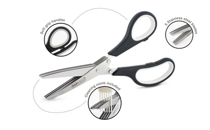 Žirklės RAPESCO popieriaus naikinimui ( 5 ašmenys)