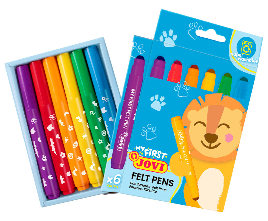 Flomasteriai MY FIRST 6 spalvų rinkinys