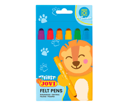 Flomasteriai MY FIRST 6 spalvų rinkinys