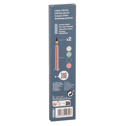 Nesibaigiantis pieštukas Apli, HB, korpusas mėlynos spalvos