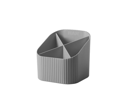 Pieštukinė HAN Re-X-LOOP, 4 skyrių, tamsiai pilka