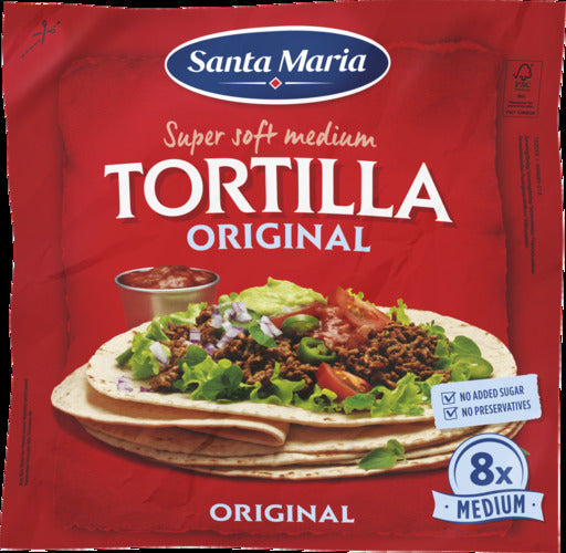Tortillas SANTA MARIA 8 pack 320Gx12