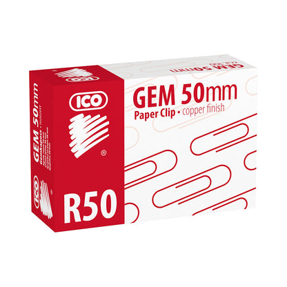 Paper clips ICO 50mm, 100 pcs