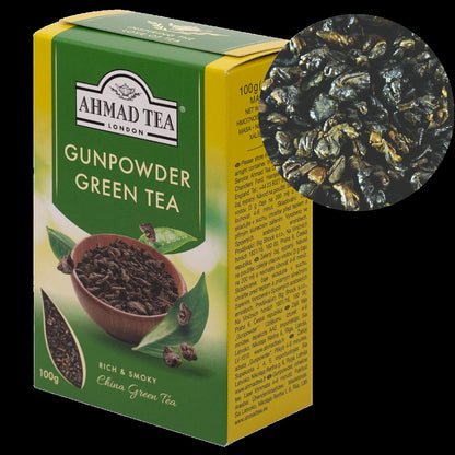 Tea AHMAD GUNPOWDER 100 gr, green
