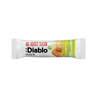 Muesli bar with lime, DIABLO, no added sugar, 30g