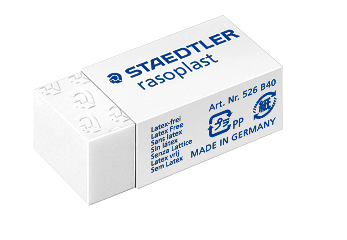 Eraser STAEDTLER RASOPLAST, white