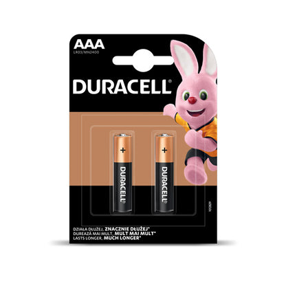Baterijos DURACELL AAA, LR03, 2vnt