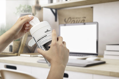 Servetėlės kompiuterio ekranui valyti DURABLE Screenclean, 100 vnt., šlapios